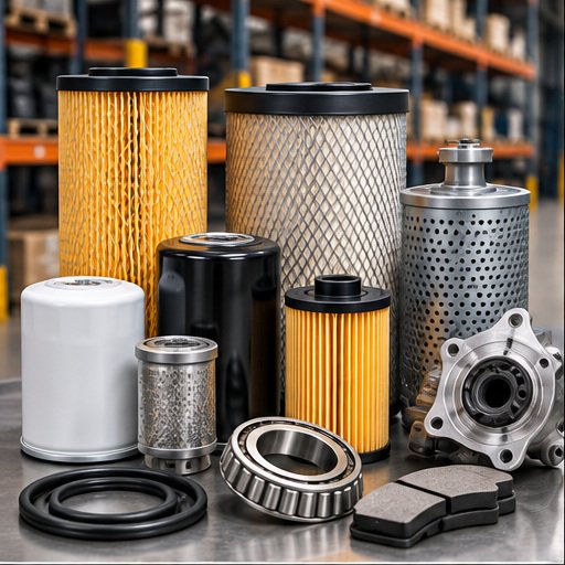 Industrial filters and spare parts